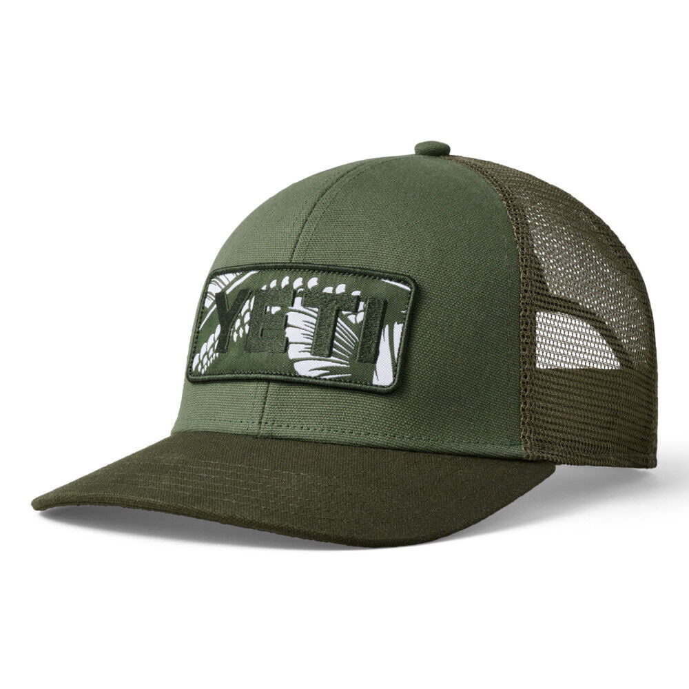 Gorra  Bass Badge Trucker Hat Olive Marca YETI