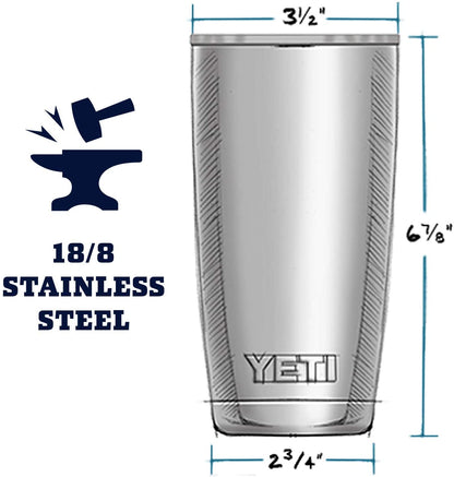 Termo YETI Rambler 20 Oz Tumbler - Color Azul