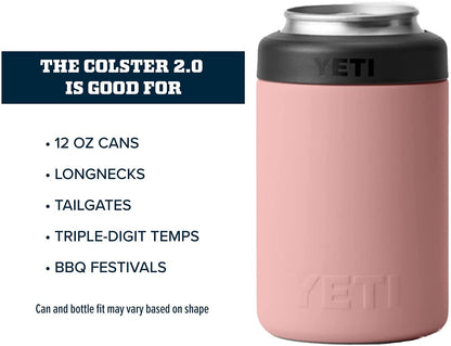 Portalata YETI Rambler Colster 2.0  12oz Sandstone Pink