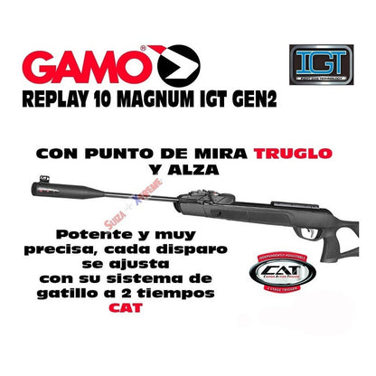 Rifle Deportivo Gamo Swarm Magnum Cargador 10x Mira 3-9x40