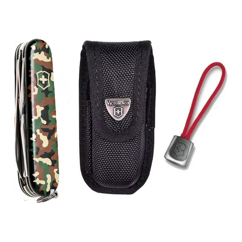 Navaja Victorinox Huntsman Paquete Camo, Funda, Minichaira