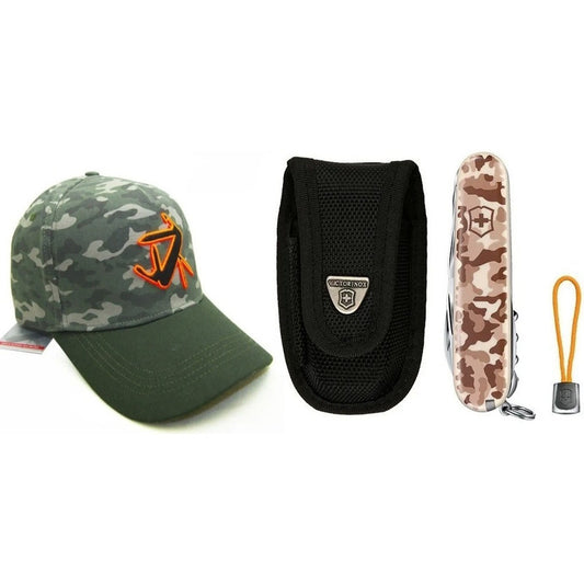 Navaja Victorinox Huntsman Paquete Camo Desert/navy Y Gorra