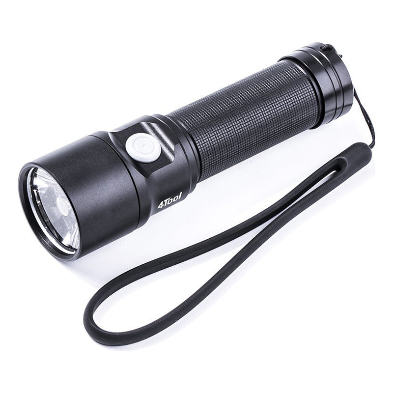 Linterna Táctica Nextorch 2200 Lumenes Led Recargable Con Cable Usb - ED20