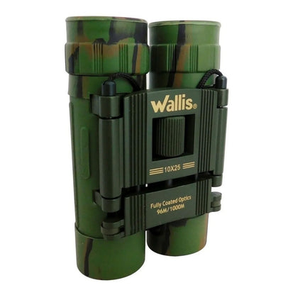 Binocular Compacto Wallis 10x25 Mm Camuflaje