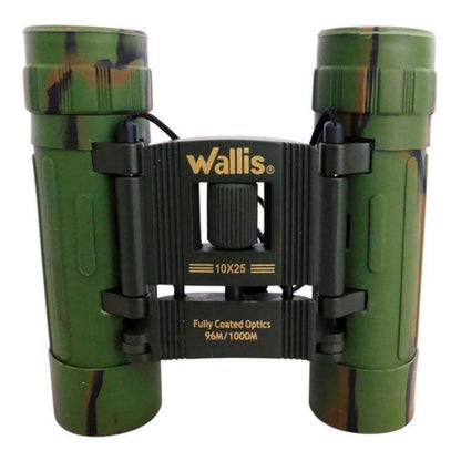 Binocular Compacto Wallis 10x25 Mm Camuflaje