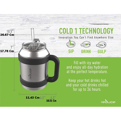 Termo Reduce Cold-1 Mug 50oz (1478ml) Con Agarradera 36 Hrs