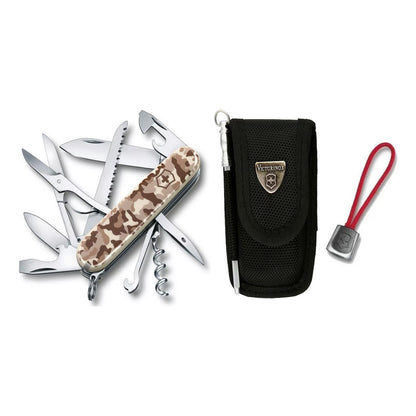 Navaja Victorinox Huntsman Paquete Camo, Funda, Minichaira