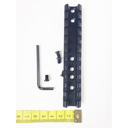 Riel Nakashi 12 Cm Y 11 Slots Para Montura De 20mm Calidad