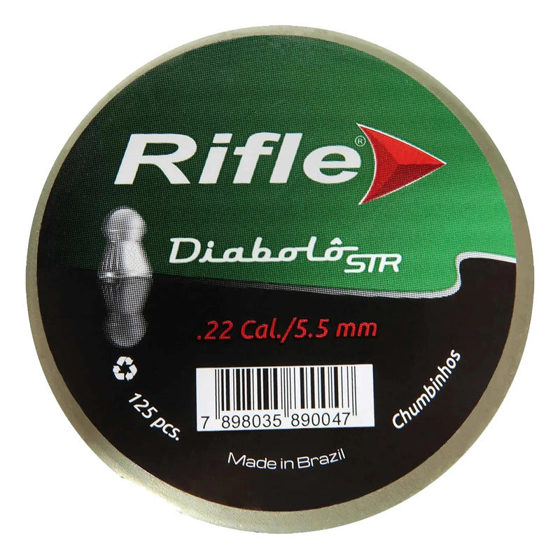 Diábolos Copitas 5.5mm Para Rifle Deportivo Rifle Str 125pz