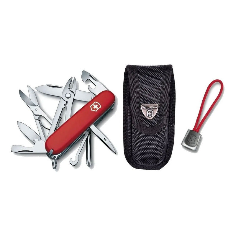 Navaja Victorinox Deluxe Tinker 1.4723 con Funda, Cordón y Grabado Laser en Hoja