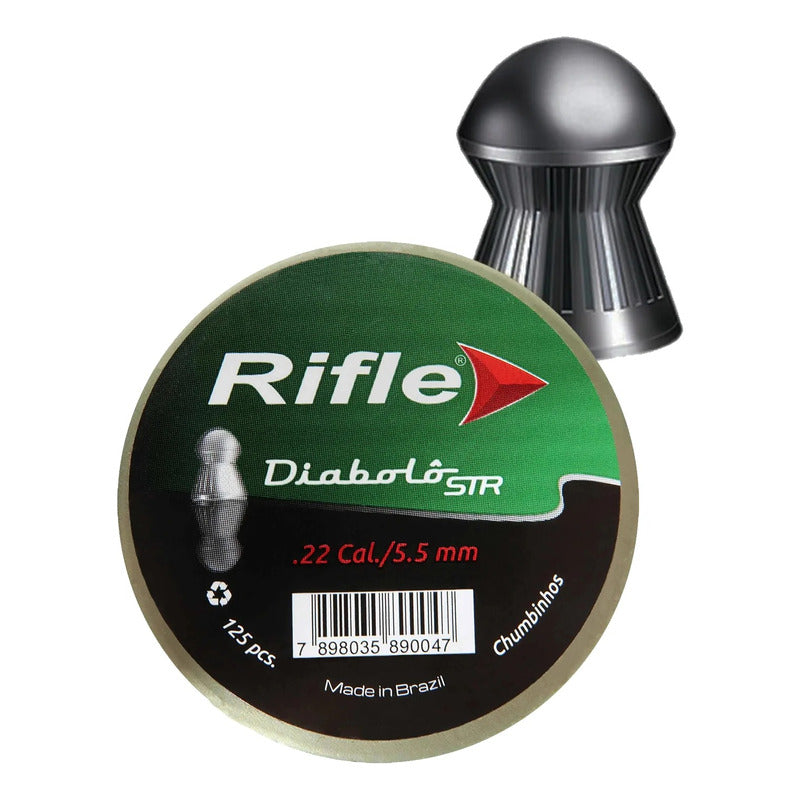 Diábolos Copitas 5.5mm Para Rifle Deportivo Rifle Str 125pz