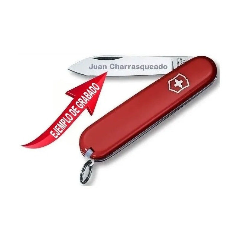 Navaja Victorinox Deluxe Tinker 1.4723 con Funda, Cordón y Grabado Laser en Hoja