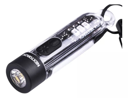 Mini Linterna Nextorch De Luz Led, Con Llavero Y Cable Usb 700 Lumenes