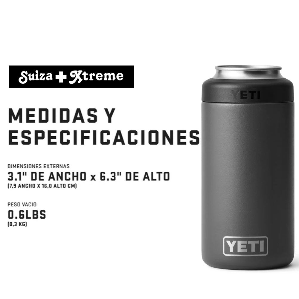 Porta Latas YETI Rambler 16oz Para Bote Alto De 473 Ml AQUIFER BLUE