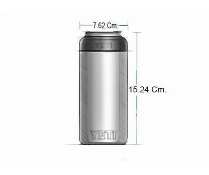 Porta Latas YETI Rambler 16oz Para Bote Alto De 473 Ml AQUIFER BLUE