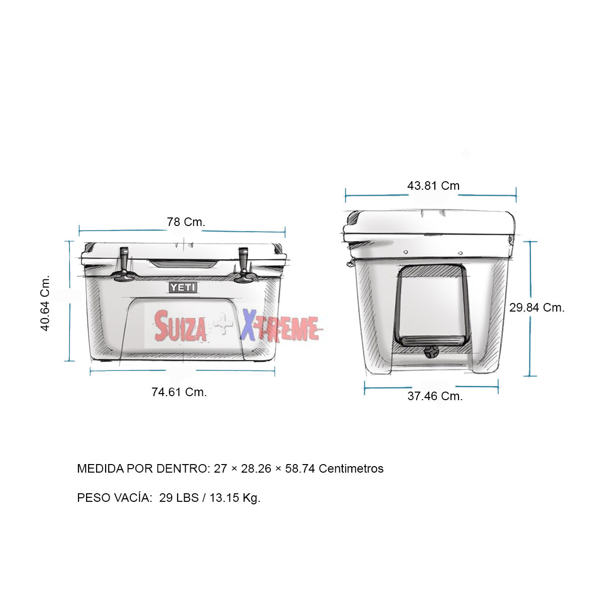 Hielera Rigida Tundra 65 Café Arena MARCA YETI